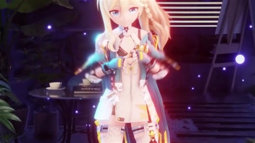 崩坏3 幽兰黛尔 丽塔：白菜对我笑~~