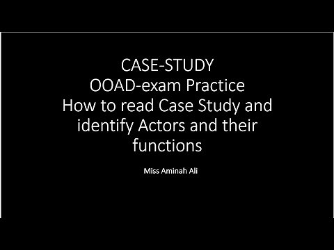 Case Study Understanding | OOAD exam practice | How to read and understand case study