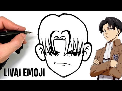 TUTO DESSIN LIVAI ACKERMAN (EMOJI) - ATTACK DES TITANS