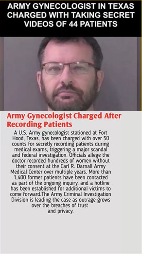 Army Gynecologist Charged After Recording Patients #america #news