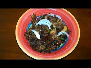 Garlic Mutton Chukka/Baby Goat Garlic Chukka