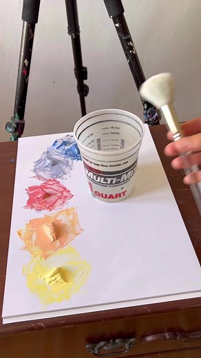 Painting a misty sunset street using acrylics..🎨 #art #acrylicpainting #painting #artwork #artist | Feliks K