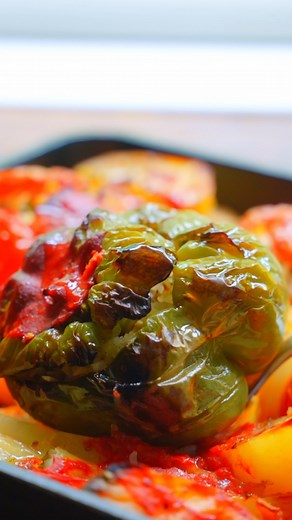 Greek Stuffed Vegetables (Gemista) | The Mediterranean Dish