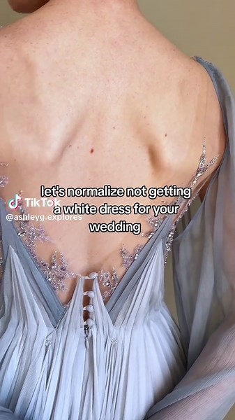 Elegant Blue Wedding Dresses - Handmade Bridal Gown from Ukraine