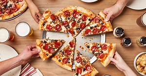 When pizza is this good, everyone wants a slice. #delicious #pizzaparty | Johnny's New York Style Pizza