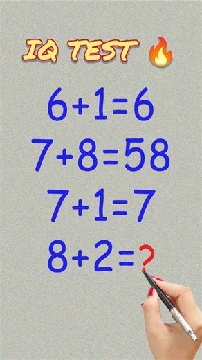 Can You Solve This Math Pattern? 🔥 | IQ Test Challenge