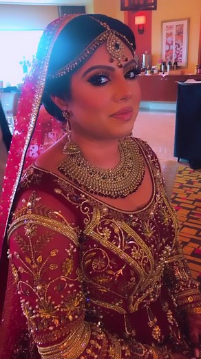The Bride🥵🧿 #weddingtiktok #fypシ #pakistani #bride #glam