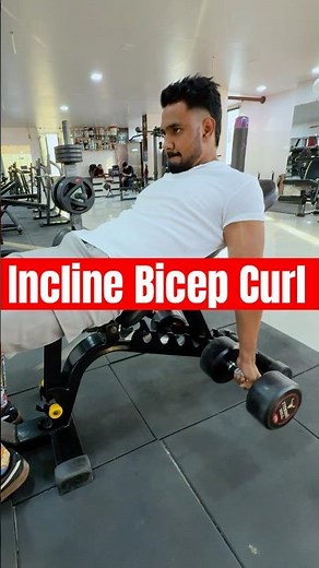 How To Incline Bicep Curl Perfect Form with Dumbbells