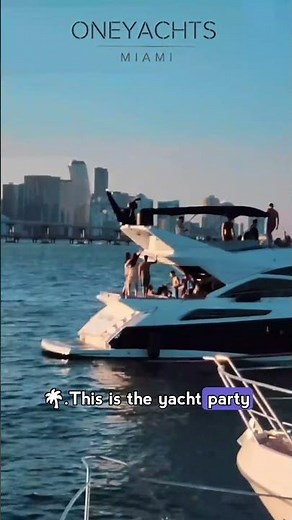 Miami Yacht Party 🚤🌞 Luxury Day Charter Vibes | One Yachts Miami #MiamiYachtParty