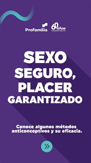 ¡Saber sobre los métodos anticonceptivos y su eficacia es clave! 🙌🏻 Contar con la orientación de un especialista te ayuda a elegir el método que mejor se ajusta a tu cuerpo, tu estilo de vida y tu proyecto de vida. Porque la información es poder, y cuando la complementas con la guía adecuada, tomas decisiones seguras, libres y a tu medida. #SemanaAndina2025 #Los60DeProfa #Profamilia #Profamilia60años #SemanaAndina | Profamilia Colombia