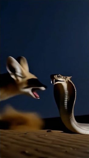 Desert Viper Strikes Fox vs Snake Showdown