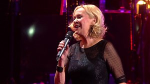 Abba star performs at Children in Need Rocks concert