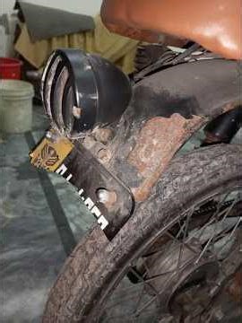 Motorbike De-Rusting Day 3 | Removing Rusted Parts & Repainting Process | Home Garage