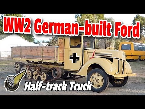 How A 1942 Ford Truck Became A WW2 German Half-Track – Maultier Replica