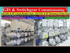 GIS Switchgear Commissioning | HV Circuit Breaker Test | HV Disconnect Switch & Surge Arrester Test