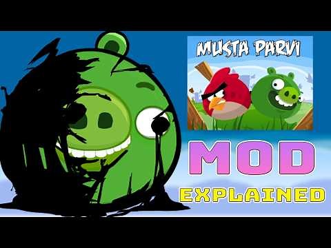 Angry Birds Parasite Mod Explained in fnf (Musta Parvi)