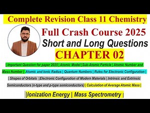 Crash Course 2025 Chapter 02 Class 11 Chemistry (Federal Board)
