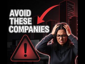The Companies QA/SDETs MUST Avoid in 2025 (Stop Ruining Your Career)