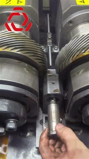 🔩 Worm Shaft Thread Rolling Process