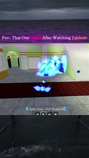 Bro Thinks He Have Jujubotv's Luck 😂 #bloxfruits #roblox #shorts