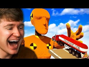 CARS vs CRASH DUMMY from BEAMNG DRIVE!? (Teardown)