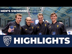 Arizona State sets NCAA Record in the 200 medley relay at Pac-12 Men's Champs