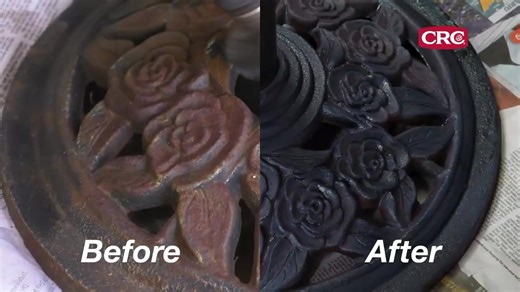 Convert rust with CRC Rust Converter. Turn surface rust into a usable black surface ready for priming or painting. Use CRC Metal Armour post-rust treatment to seal and prime, ready for a top coat. View here: www.crcindustries.com.au/crc-rust-converter-aerosol-425g-14610 | CRC Industries Australia