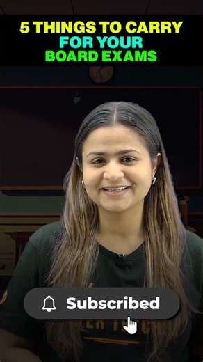 🚨 CBSE Board Exam 2026 | 5 Things You MUST Carry 📝🔥 | Class 10 #exam #cbse #class10