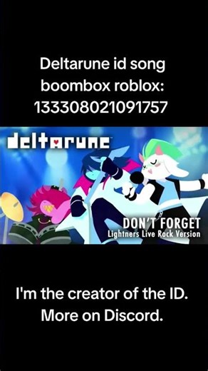 Deltarune id song boombox roblox #роблокс #roblox #boombox #song #deltarune #undertale #music