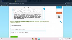 Maria stared thoughtfully across the yard at the tree fort. It ... | Filo