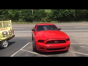 2014 Ford Mustang 3.7L V6 DUAL EXHAUST w/ Straight Pipes!!