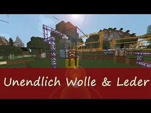 Minecraft Tutorial: Leder und Wolle Farm - ganz einfach und schnell gebaut! (Deutsch)