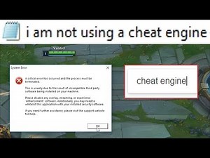 【情報】Riot 官方嚴禁"Cheat Engine"字眼 @英雄聯盟 League of Legends 哈啦板 - 巴哈姆特