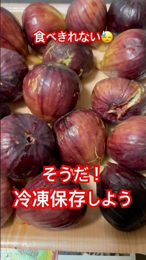 [Figs] Can't eat them all? Freeze them! #HomeGardening #Figs #Freezing