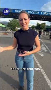 What's happening at the Venezeula border? | 9 News Australia