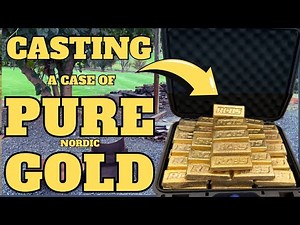Nordic Gold From Scrap - Casting A Case Full - ASMR Metal Melting - Trash To Treasure - Huge Haul