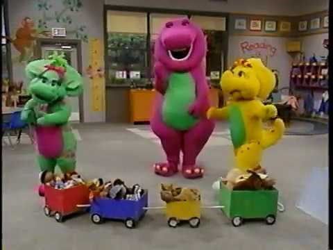 Opening & Closing to Barney's All Aboard for Sharing 1996 VHS [True HQ]
