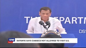 134K views · 254 shares | #OneNewsroom | Pres. Rodrigo Duterte has barred members of his Cabinet from traveling to the United States. | ONE News | Facebook