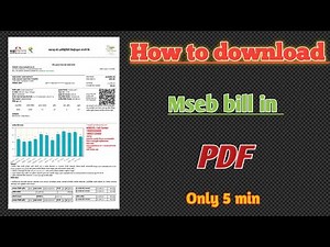 HOW TO DOWNLOAD MSEB ELECTRICITY BILL ONLINE | how to download mseb bill in pdf | MAHAVITRAN