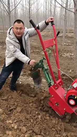 small ploughing machine