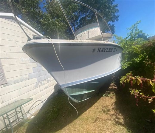 Would you spend $150k to refit this or buy a $150k Center console 1973 31' Bertram fly bridge. 1984 Twin 454 big crusaders (needs replacement) Teak deck (needs replacement) has Robert son fighting chair. Two 35 gallon side tanks and 300? Gal main tank. No propelers. Radar arch w/old radar. Color fishfinder and loran (old). Bimine w/ eisenglass. Pair of outriggers. Inside all original (good shape) no refrig. Boat in desent shape hull very sound and NO trailer (but ready to travel) stored in rio g
