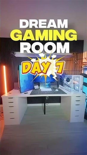 Day 7 of making my dream gaming room #gamingroom