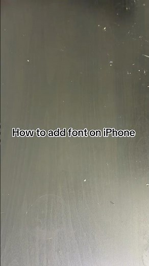 How to add font on IPhone #apple #techtech #smartphone #tech #shorts