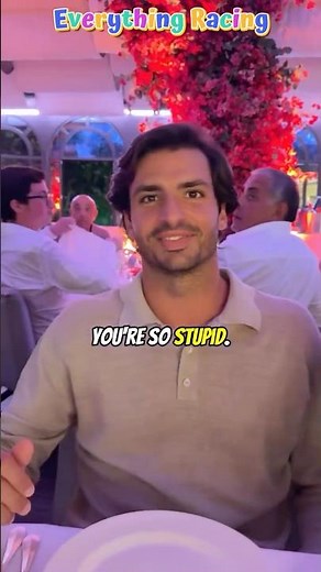 When Carlos Sainz gets shy at his own birthday party #carlossainz #f1shorts #f1