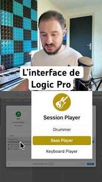 L’interface de Logic Pro : Créer une piste de BASS avec le Session Player