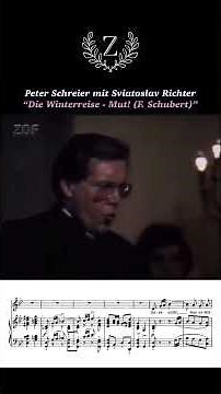 Peter Schreier mit Sviatoslav Richter"Die Winterreise - Mut! (F. Schubert)"
