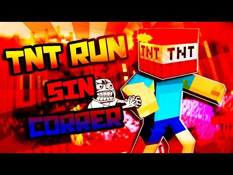 ¿TNT RUN SIN CORRER? | Reto: (TNT Run Minecraft)