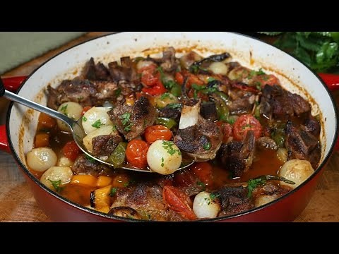 Easy Meat with Caramelized Onions & Roasted Eggplant 😋 A 5-Star Recipe ✨