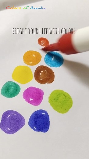 1.4K views · 16 comments | Which color is your favourite. Comment with ❤️勺李冀勇癩懶 #brushpen #crafts #colors #watercolor #simpledrawing Nhuan Dao Calligraphy | Colors of Avanika | Facebook