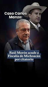 🚨 Raúl Morón appears before the Michoacán Prosecutor's Office regarding the Carlos Manzo case